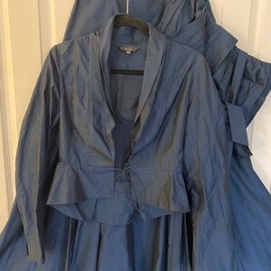 Stills Evening 3 piece dress- Beautiful Taffeta feel Blue
